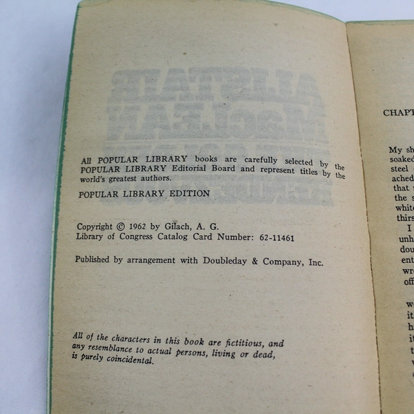 The Golden Rendezvous by Alistair MacLean 1962 Vintage Paperback Book