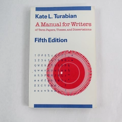 Vintage A Manual for Writers 5th Ed by Kate L Turabian 1987 Paperback