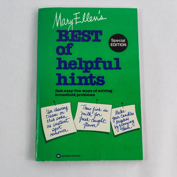 Mary Ellen's Best of Helpful Hints Book 1980 - Vintage Home Tips & Advice