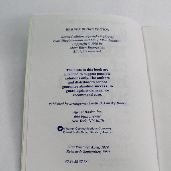 Mary Ellen's Best of Helpful Hints Book 1980 - Vintage Home Tips & Advice