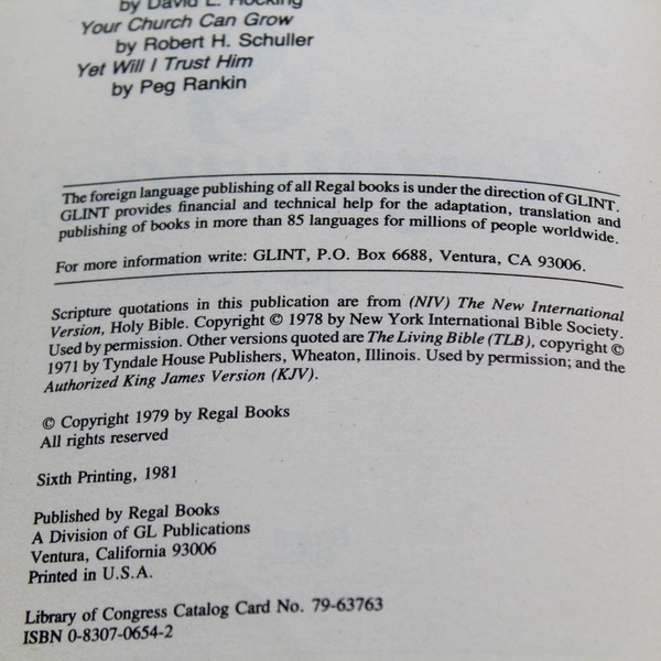 Love, Acceptance & Forgiveness by Jerry Cook & Stanley Baldwin, 1981 Paperback