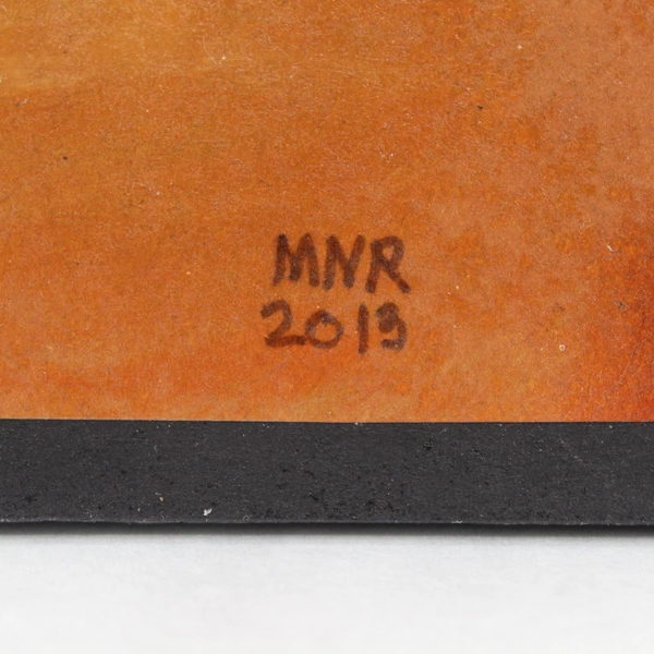 Acrylic Painting Forest Bird by Mary Rash Signed McMinnville Artist 2013