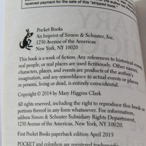 I've Got You Under My Skin by Mary Higgins Clark Paperback - Good Condition