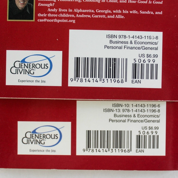 Lot of 2 Fields of Gold Books by Andy Stanley Tyndale Living 2004 Good Condition