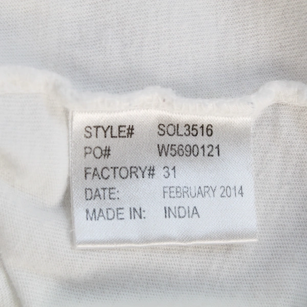 Del Sol Disney I Heart Mickey Tee Shirt Women's Large White Pre-Owned Stains