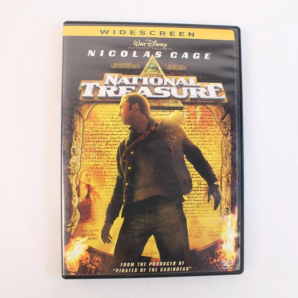 National Treasure DVD 2004 Widescreen Nicolas Cage Disney Pre-Owned As-Is