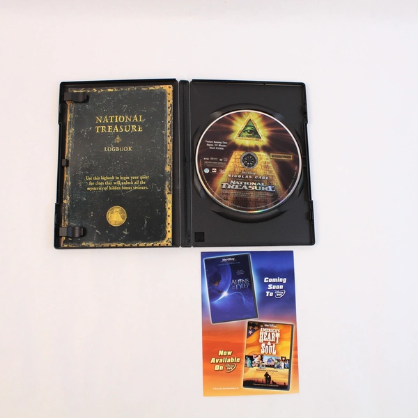 National Treasure DVD 2004 Widescreen Nicolas Cage Disney Pre-Owned As-Is