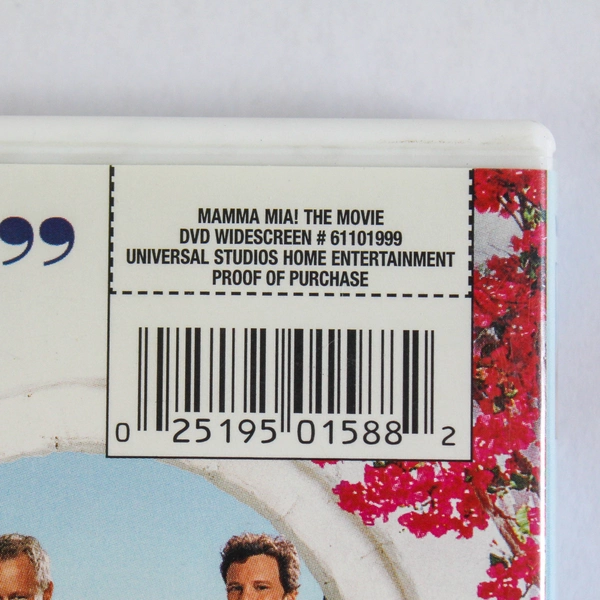 Mamma Mia DVD Widescreen Edition 2008 Universal Studios PG-13 Pre-Owned