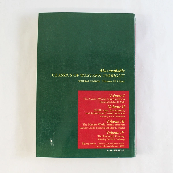 A Brief History of The Western World 5th Edition Thomas H. Greer Paperback