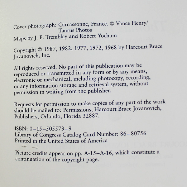 A Brief History of The Western World 5th Edition Thomas H. Greer Paperback