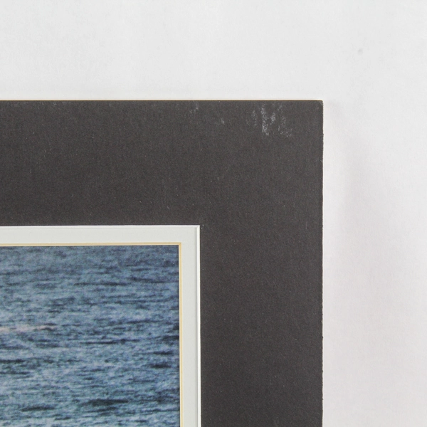 James A. Lea Photography Print Crashing Waves Ocean Beach 05 Signed Matted Art