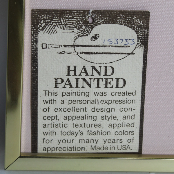 Original Lee Reynolds Pampas Grass Beach Oil Painting On Canvas Framed Signed