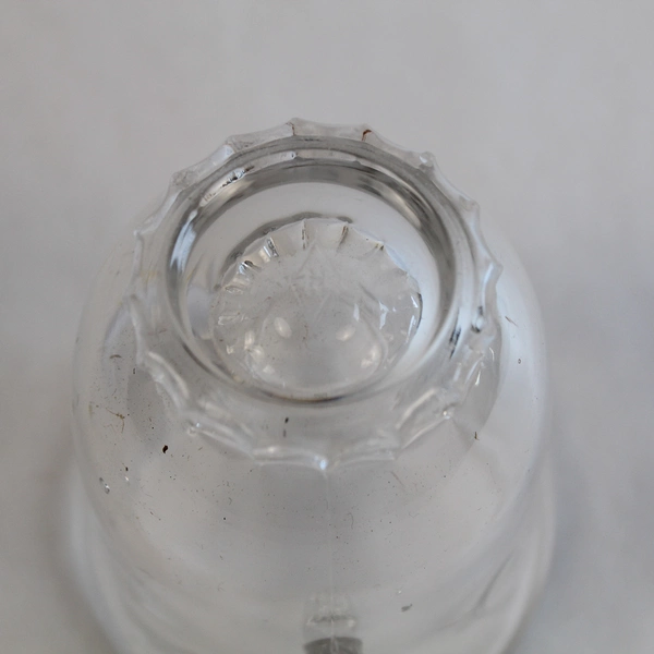 Heisey Lariat Moonglo Creamer Pitcher Clear Glass - Pre-owned with Chips