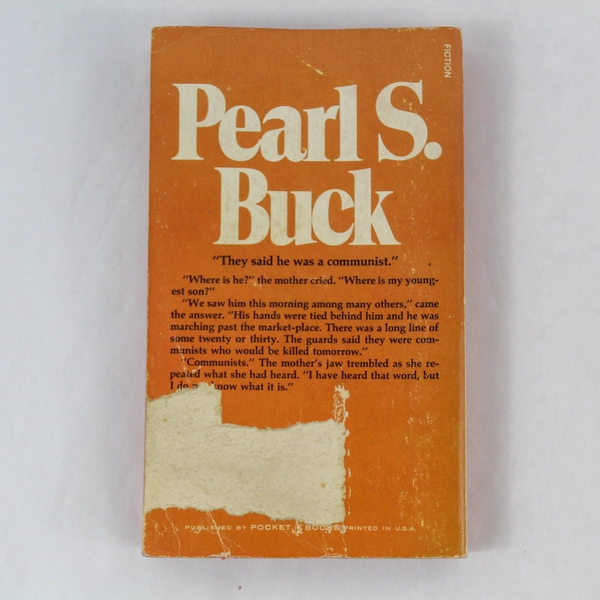 Pearl S. Buck "The Mother" 1972 Pocket Edition Pre-owned, Vintage Wear