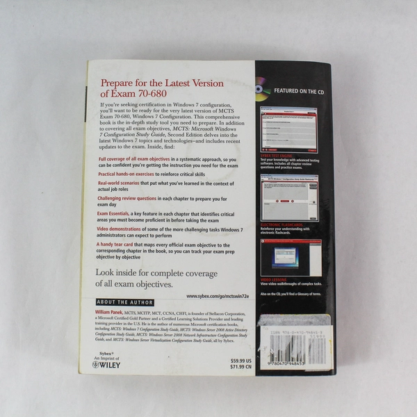 MCTS Microsoft Windows 7 Configuration Study Guide 2nd Ed. Exam 70-680