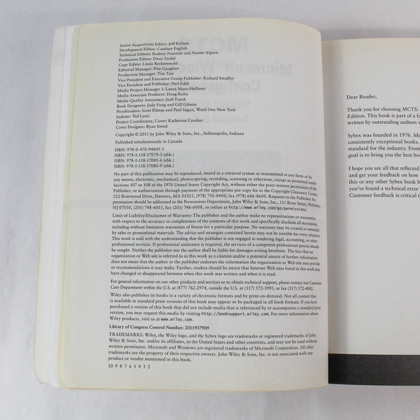 MCTS Microsoft Windows 7 Configuration Study Guide 2nd Ed. Exam 70-680