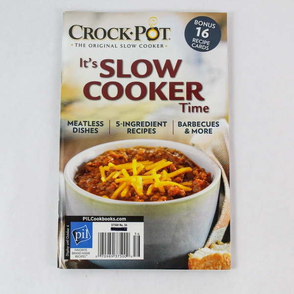 Crock-Pot Slow Cooker Meatless BBQ Cookbook with 16 Recipe Cards