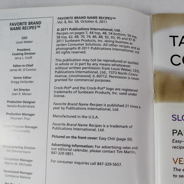 Crock-Pot Slow Cooker Meatless BBQ Cookbook with 16 Recipe Cards