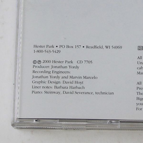 Marie Bigot Pièces Parisiennes CD Hester Park Music Pre-Owned Untested