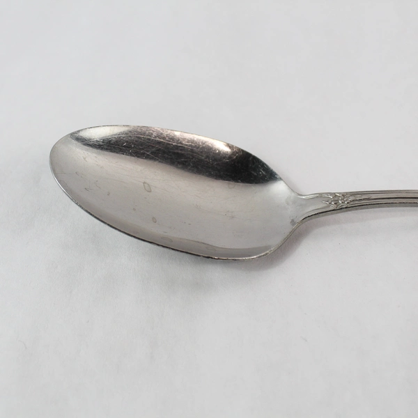 Oneida Distinction Deluxe Serving Spoon Kennett Floral Stainless Steel 8.5"