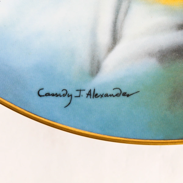 1984 Reggie Jackson Angels Hackett Plate 500 Career Edition #585 Vintage