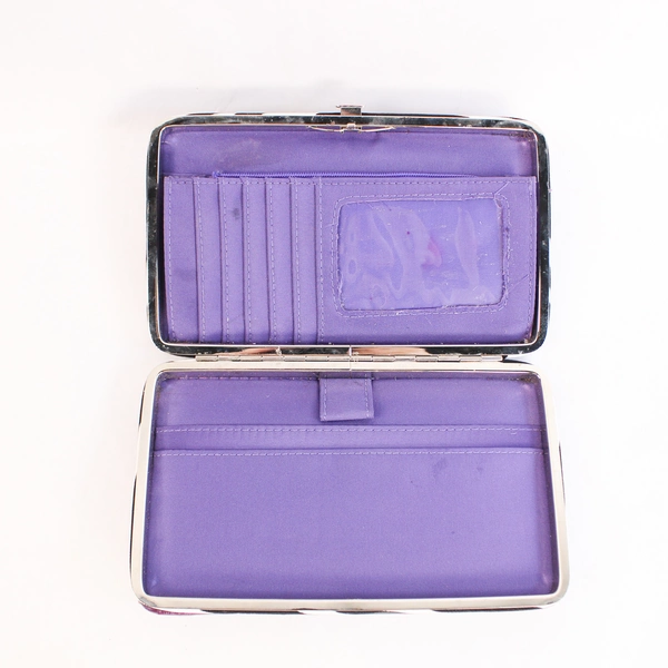Lot of 3 Women's Accessories Clutch Wallets & Makeup Bag Lancome Purple