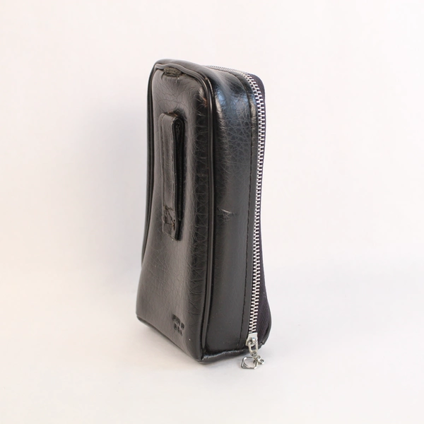 Lot of 7 Black Eyeglass Storage Bags with Drawstring - Good Condition