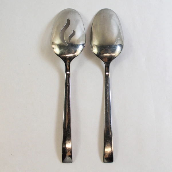 Set of 2 Vintage JA Henckels International 18/10 Stainless Serving Spoons