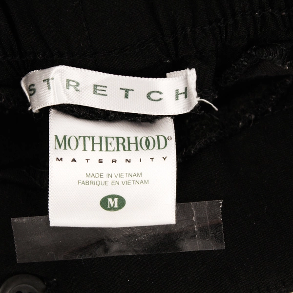Motherhood Maternity Women's Medium Black Cropped Capri Pants - Pre-owned