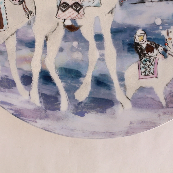 Handmade 3 Wise Men Decorative Plate Christmas Wall Art - Pre-Owned, Unique