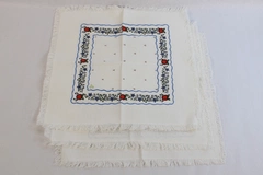 Lot of 9 Apple Fruit Themed Placemats Napkins & Runner Fringe Table Linens