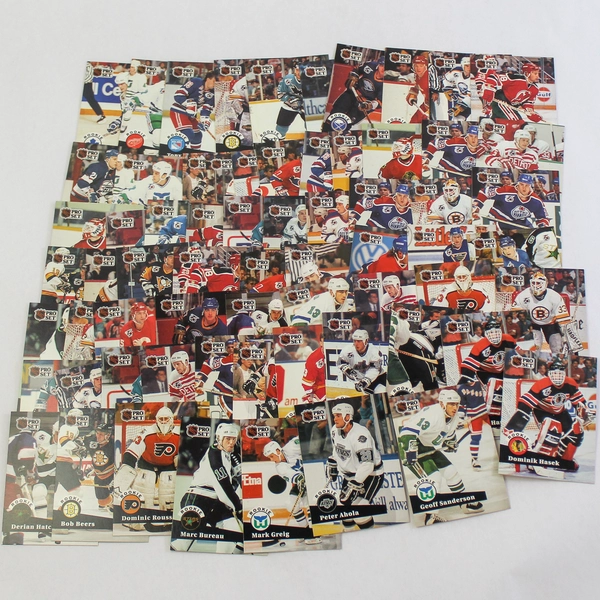 Lot of 66 NHLPA 1991 Pro Set Rookie Hockey Cards - Stars, HOF & Commons