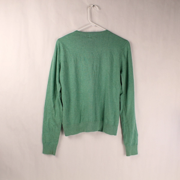 Kersh Mint Green Button Front Cardigan Women's 1X Plus Pre-Owned Stains