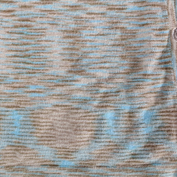 Apostrophe Women's Size S Blue Beige Green Heathered Button Cardigan