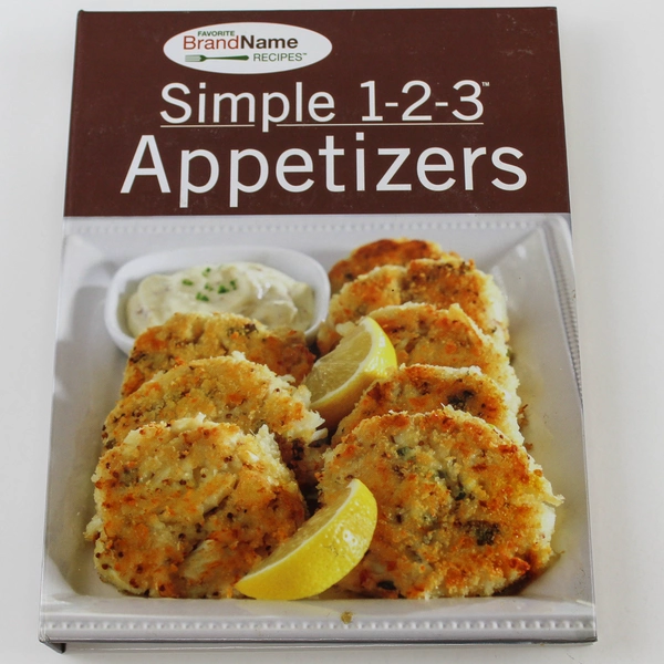 Simple 1-2-3 Appetizers Cookbook by Publications International HC 2009