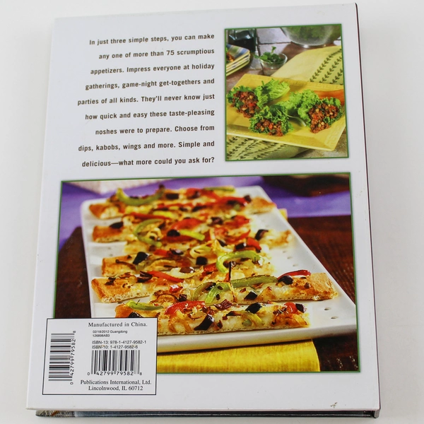 Simple 1-2-3 Appetizers Cookbook by Publications International HC 2009