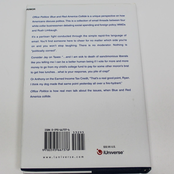 Office Politics: Blue & Red America Collide by Anthony DiFalco HC 2004