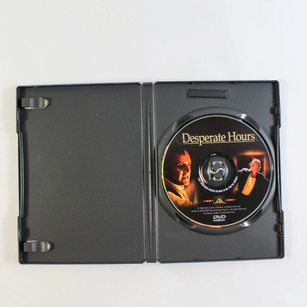 Desperate Hours DVD Mickey Rourke Anthony Hopkins Rated R Good Condition