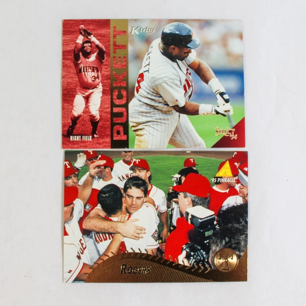 Lot of 25 Vintage 1990s Pinnacle Gold Foil Baseball Cards - HOF Commons