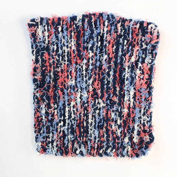 Lot of 3 Vintage Knit Crochet Quilted Hot Pads Potholders Pre-Owned Stains