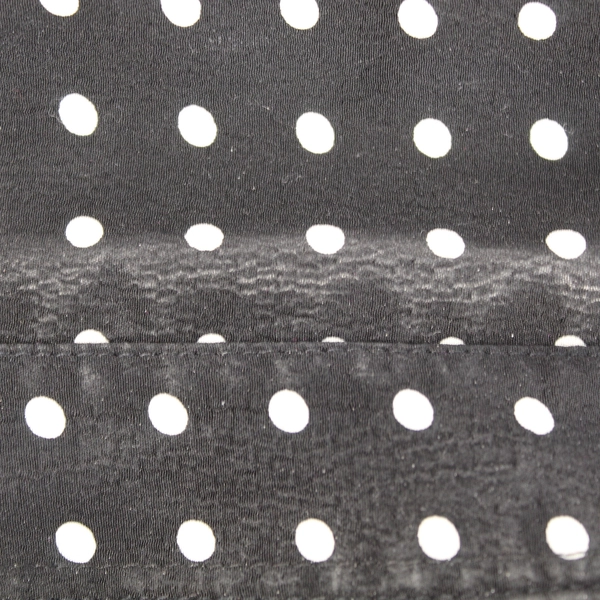 Concepts Women's Size 10 Black White Polka Dot Button-Up Shirt - Pre-Owned