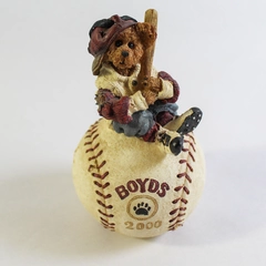 Boyds Collection 20th Anniv McGwire Bear Figure 2000 with COA - Very Good