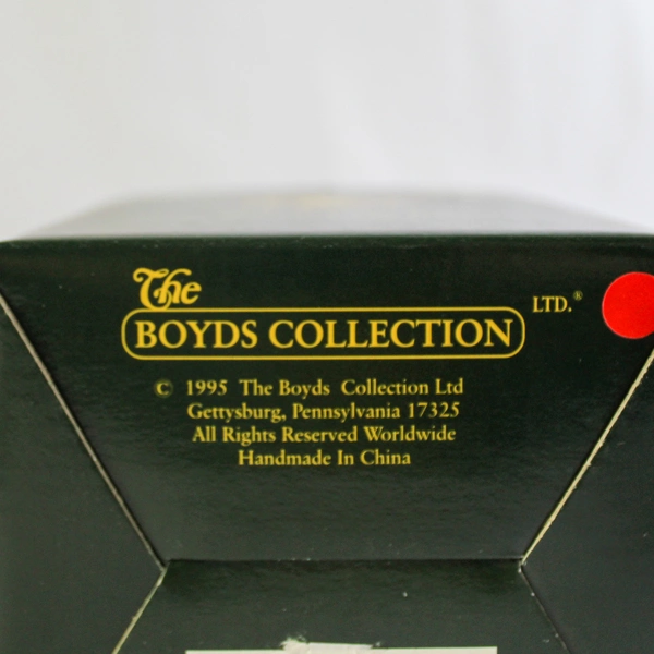 Boyds Collection 20th Anniv McGwire Bear Figure 2000 with COA - Very Good