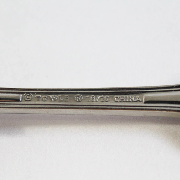 Towle 18/8 Stainless Steel Soup Spoon London Shell 7" Flatware Pre-owned