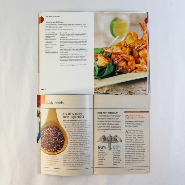 Lot of 2 Vintage Cookbooks: Healthy Heart & Celebrity Recipes, Pre-Owned