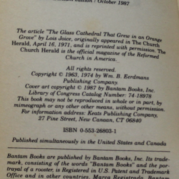 God's Way To The Good Life by Robert H. Schuller 1987 B. Eerdmans Book