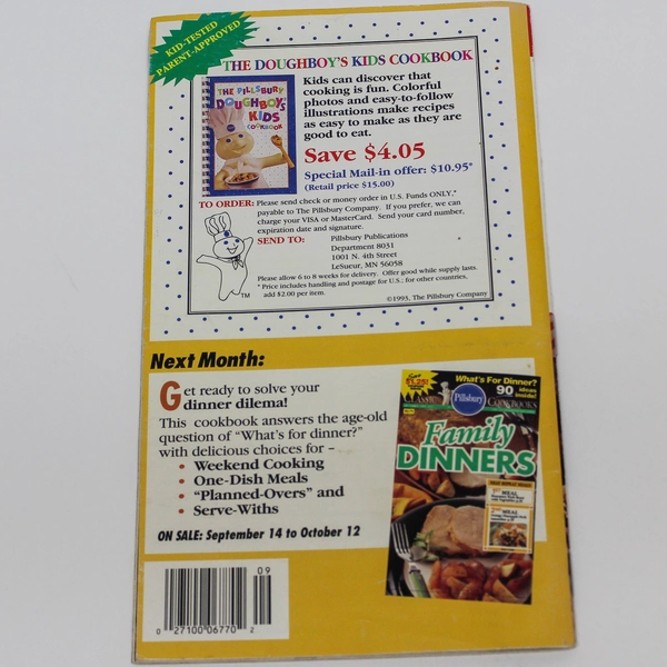 Pillsbury Cookies Galore Cookbook 1993 Classic Recipes Paperback Good Condition