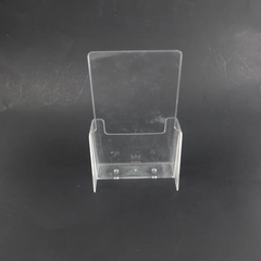 BHI C104 Clear Acrylic Brochure Holder 1 Pocket Free Standing Display