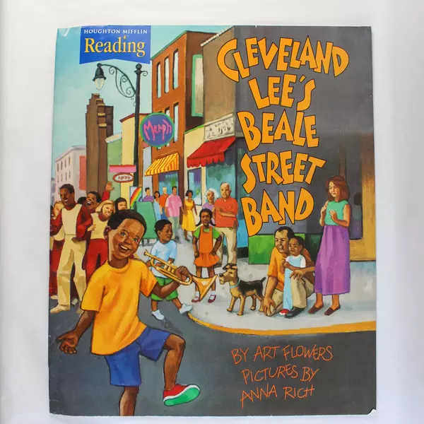 Lot of 3 Houghton Mifflin Big Books: Taxi Dog, Beale Street Band & More