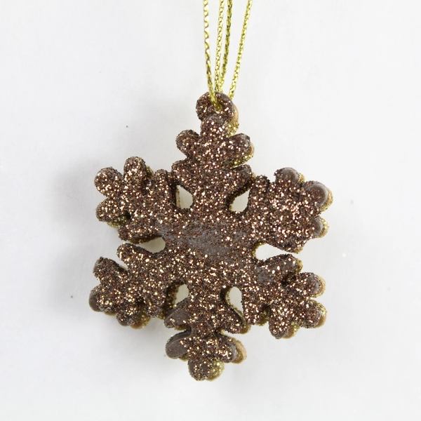 Lot of 15 Golden Christmas Ornaments - Angels, Stars, Snowflakes & Pine Cones